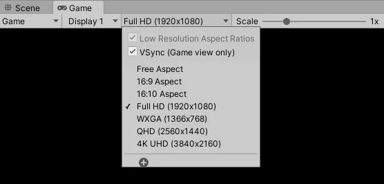 Game View VSync Setting